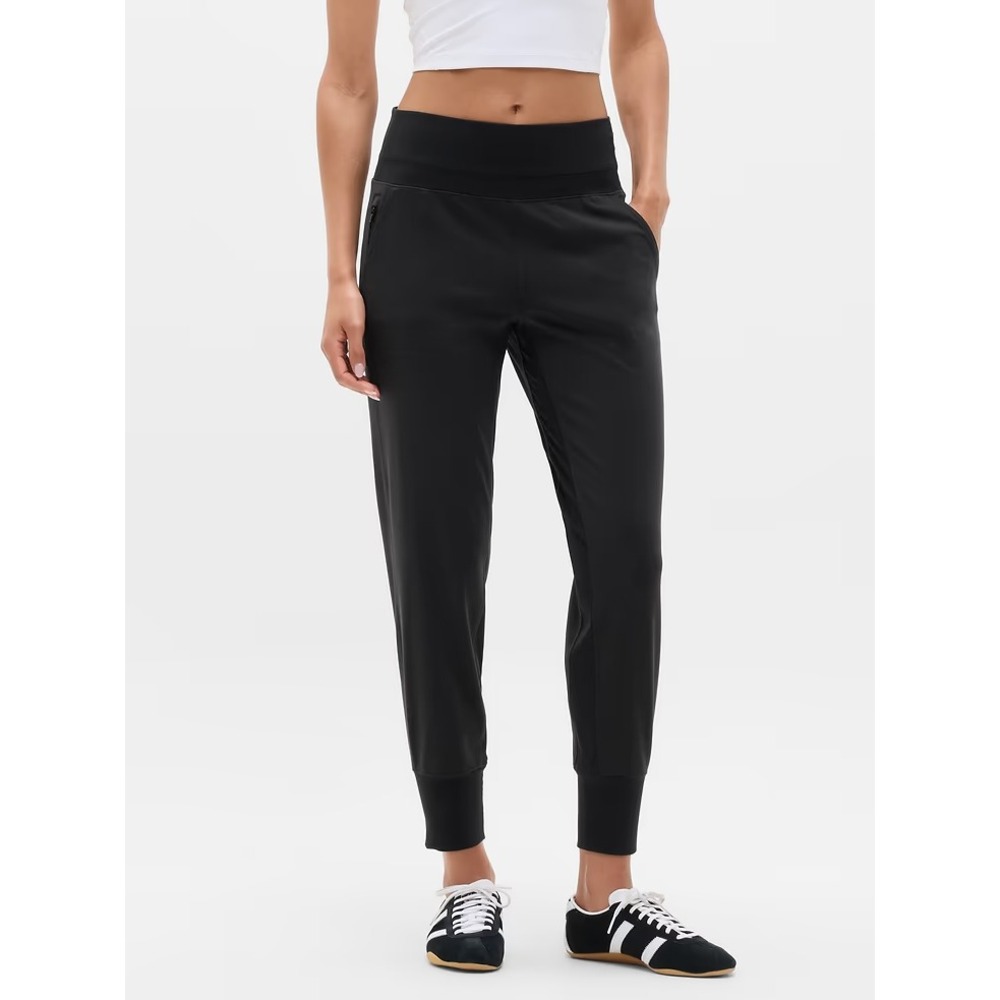 Athleta‎ Venice High Rise Jogger Womens XL Black Travel Athleisure Pants